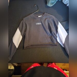 Vans off the wall cropped sweatshirt